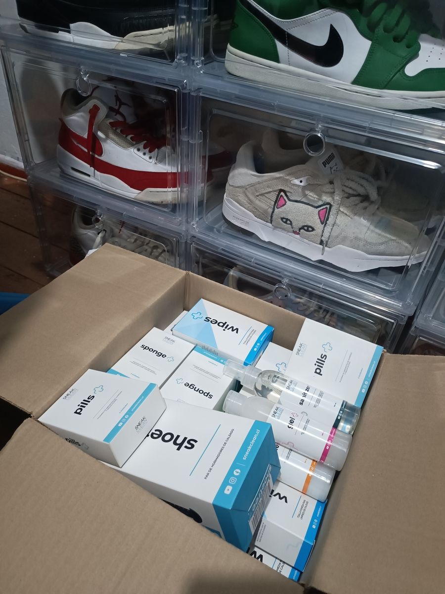 Foto de Matías ignacio Y. usando Sneakclean Wipes